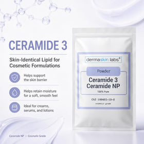 Dermaskin Labs powder closeup showing fine texture for smooth blending