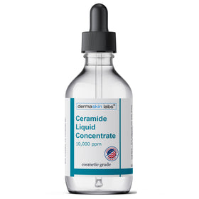 Dermaskin Labs bottle front view showing concentrate and clear formulation benefits