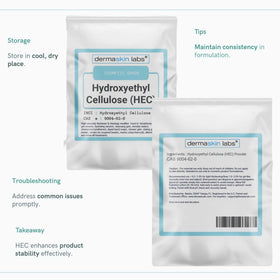 Dermaskin Labs HEC laboratory formulation setting with mixing vessel indicating reproducible results