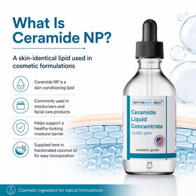 Dermaskin Labs being mixed into oil phase showing formulation ease and stability