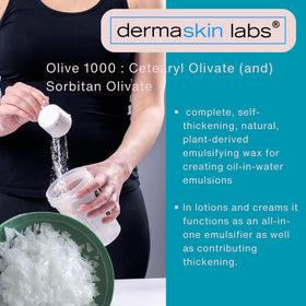 Dermaskin Labs close-up powder granules highlighting fine texture benefit