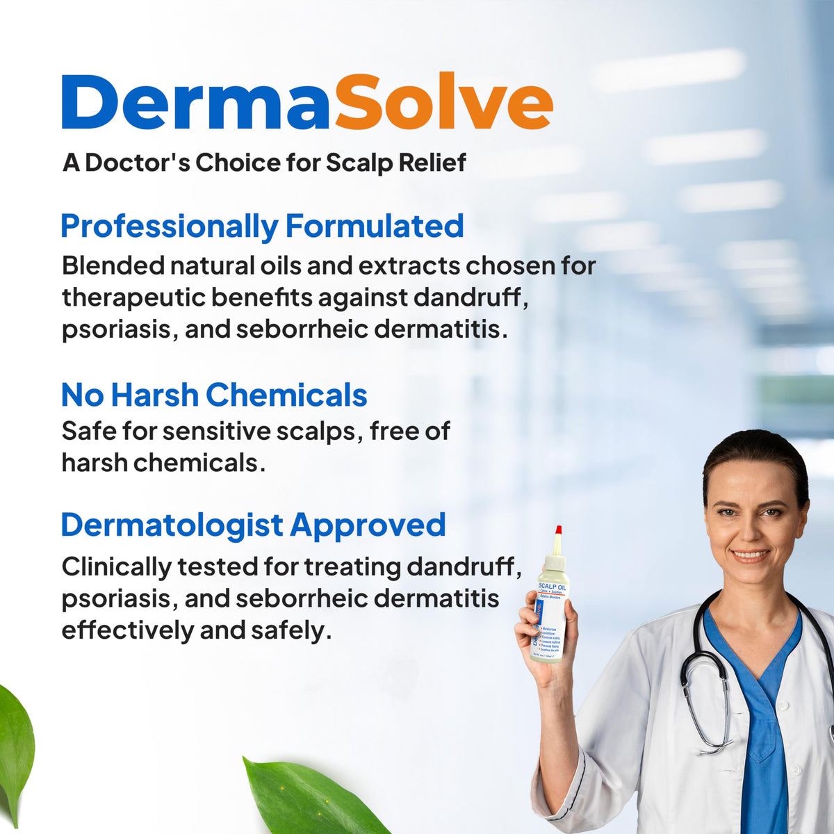 Shiny healthy hair after Dermasolve use highlighting improved manageability