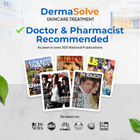 Close-up pooled Dermasolve oil texture illustrating nourishing feel