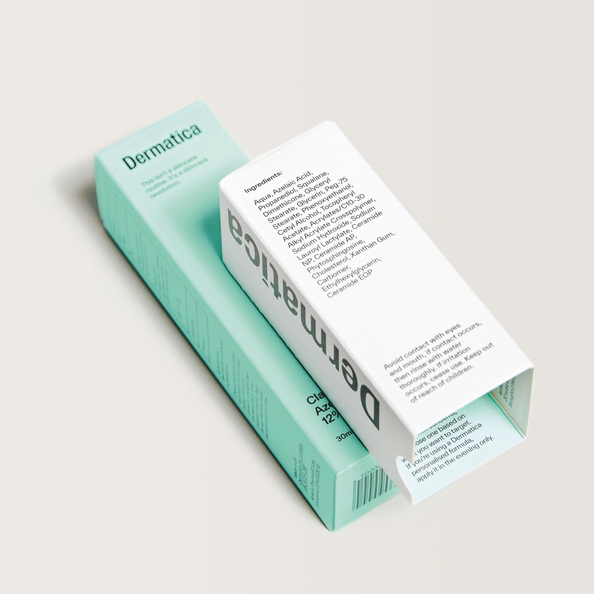 Dermatica cream on a bathroom shelf in a lifestyle setting conveying daily routine integration and modern design