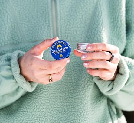 DERMATONE label closeup showing SPF23 and product information