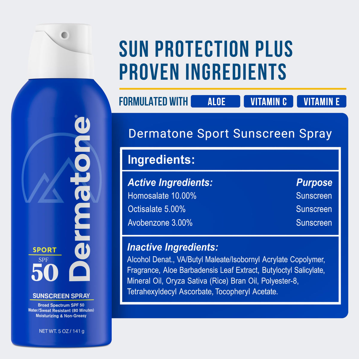 DERMATONE size comparison in hand showing portable 5oz travel convenience