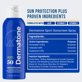 DERMATONE size comparison in hand showing portable 5oz travel convenience