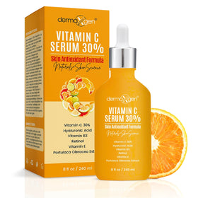 DERMAXGEN front packaging showing full 8 fl oz bottle and label benefits