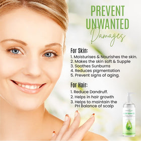 DERMAXGEN massaged into scalp to soothe dryness and flaking