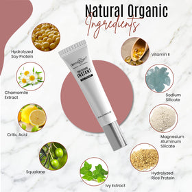 DERMAXGEN cream close-up texture highlighting lightweight absorbency benefit