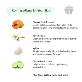 Dermazen label close-up showing ingredient list for transparent formula information