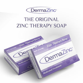 DermaZinc lather in hand demonstrating gentle cleansing action