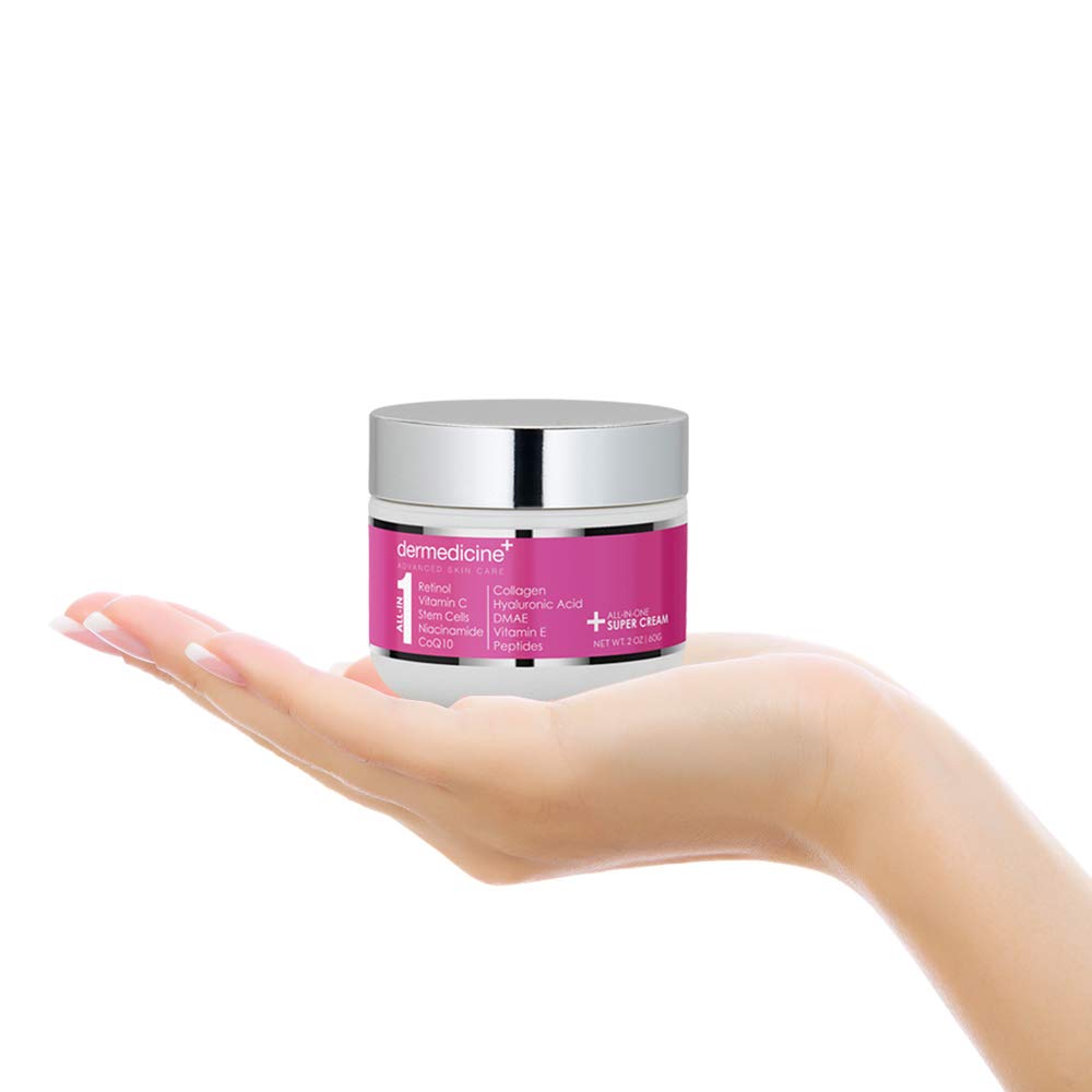 Dermedicine cream applied on hand demonstrating smooth spreadability and quick absorption