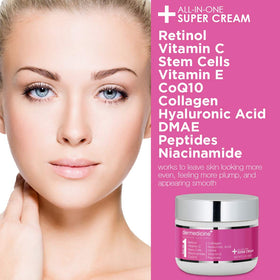 Dermedicine ingredients arrangement highlighting key actives for antioxidant support