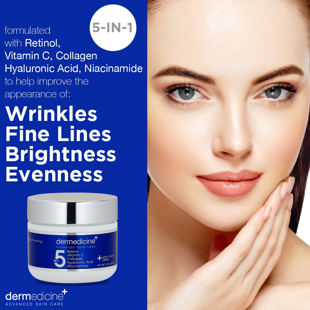 dermedicine jar open revealing cream depth and potent formulation