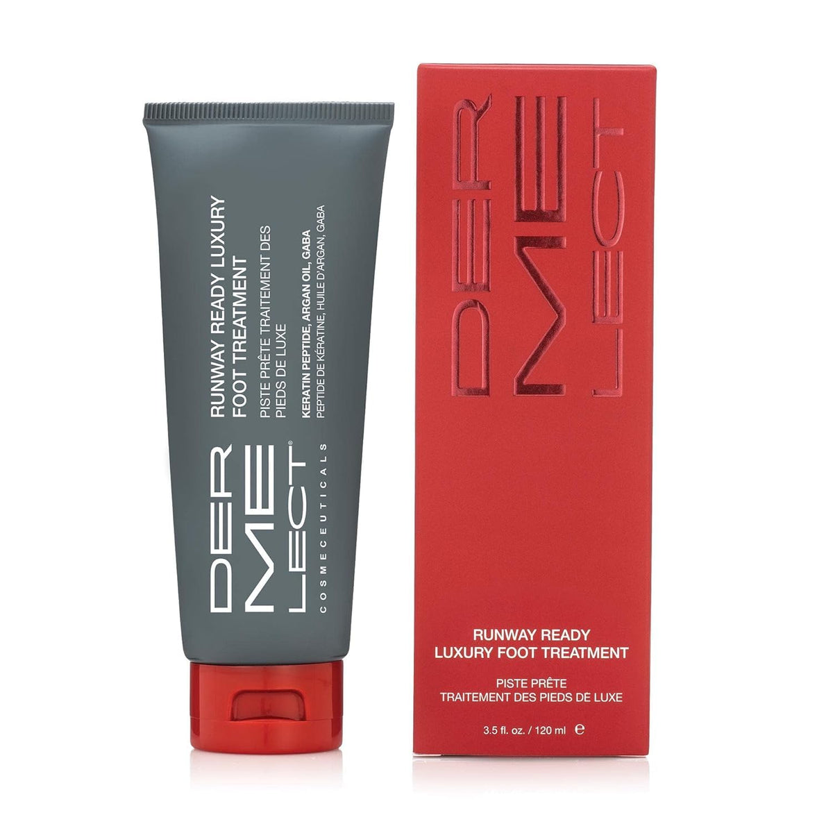 Dermelect front packaging displaying product and benefits