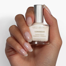 Dermelect label focusing on peptide ingredient for strengthening nails