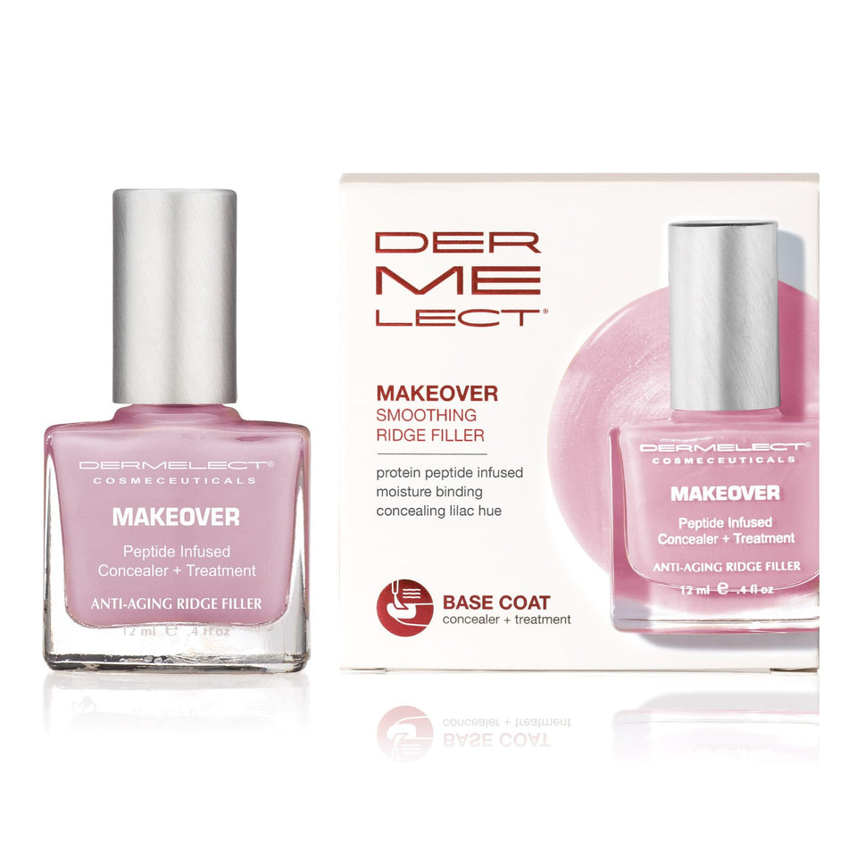 Dermelect front packaging displaying lilac ridge filler and benefits