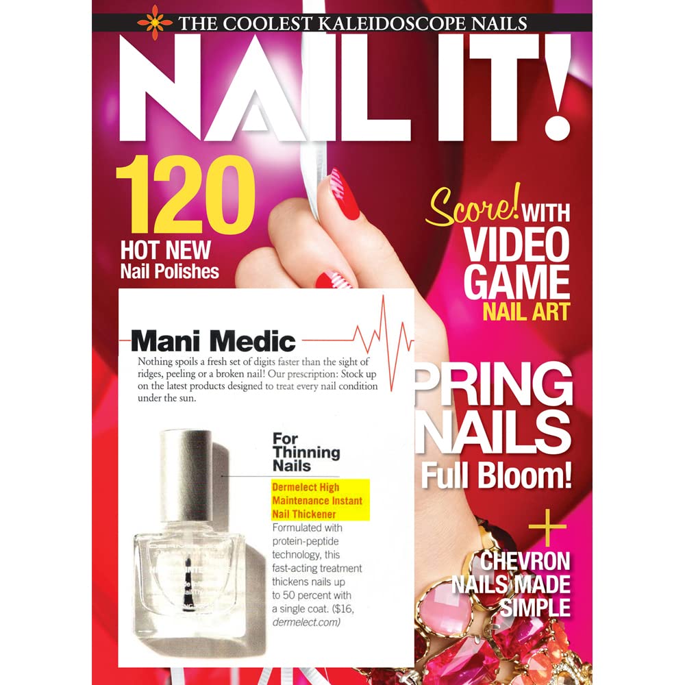 Dermelect polished nails in lifestyle setting with long-lasting shine