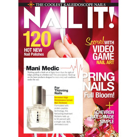 Dermelect polished nails in lifestyle setting with long-lasting shine