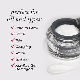 Dermelect applied to cuticle demonstrating easy absorption and soothing benefit