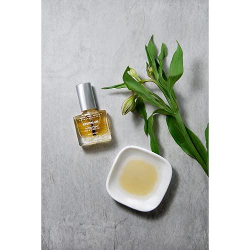 Dermelect Revital-oil ingredients with argan oil and shea butter showing deep hydration benefits