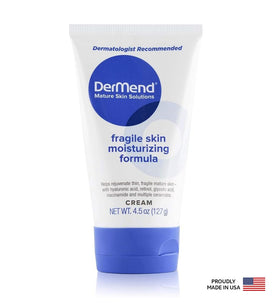 Dermend cream texture close-up highlighting rich hydration benefit