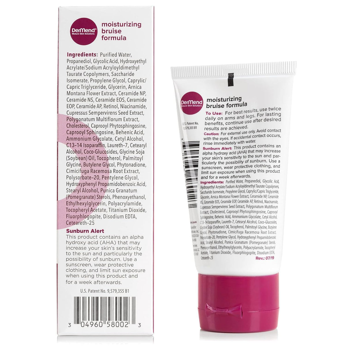 Dermend texture close-up smooth cream demonstrating fast absorption