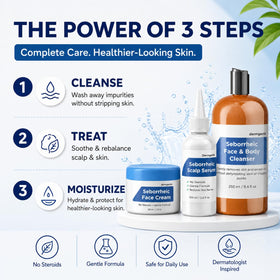 Dermgentle cleanser lather in hand demonstrating gentle foam that cleanses without dryness