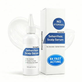 Dermgentle front packaging showing serum for quick calming