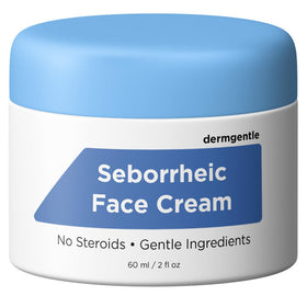 Dermgentle front packaging showing product benefits and steroid-free claim