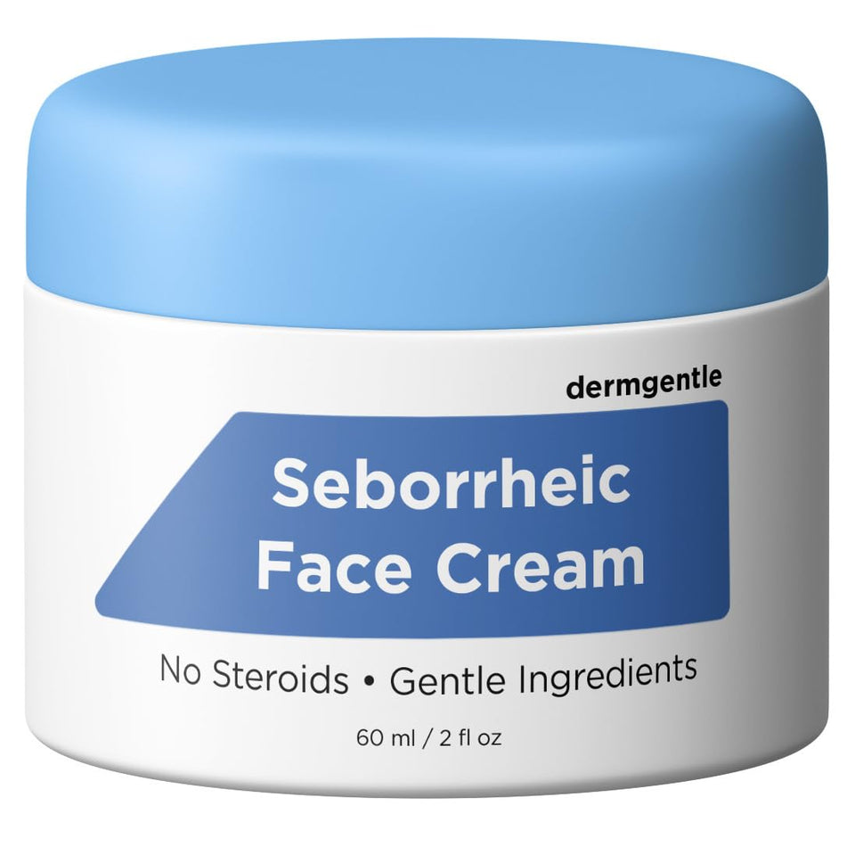 Dermgentle front packaging showing product benefits and steroid-free claim