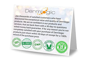 Dermlogic on bathroom shelf suggesting daily skincare compatibility