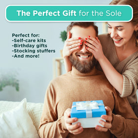 DERMORA gift ready packaging presented as an ideal present for friends or family who need foot care