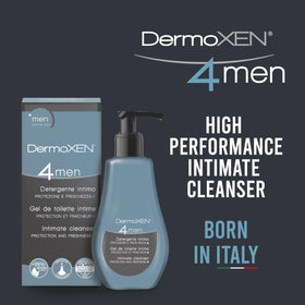 DERMOXEN pump and label detail highlighting clear instructions and user-friendly dispensing