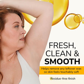 Dermwax 16oz bottle held in hand showing size and professional supply benefit