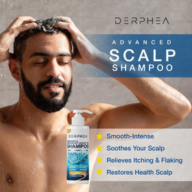 DERPHEA cooling menthol lather demonstrating refreshing sensation