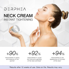 DERPHEA cream texture close-up showing smooth consistency and fast absorption benefit