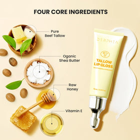 DERPHEA overnight lip mask scene showing deep nighttime nourishment