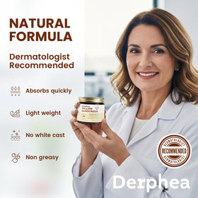 DERPHEA tube beside common items showing compact size and portability