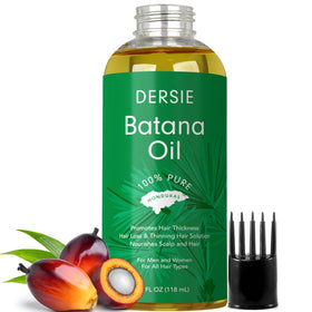 Dersie front packaging showing bottle and label for clear product info