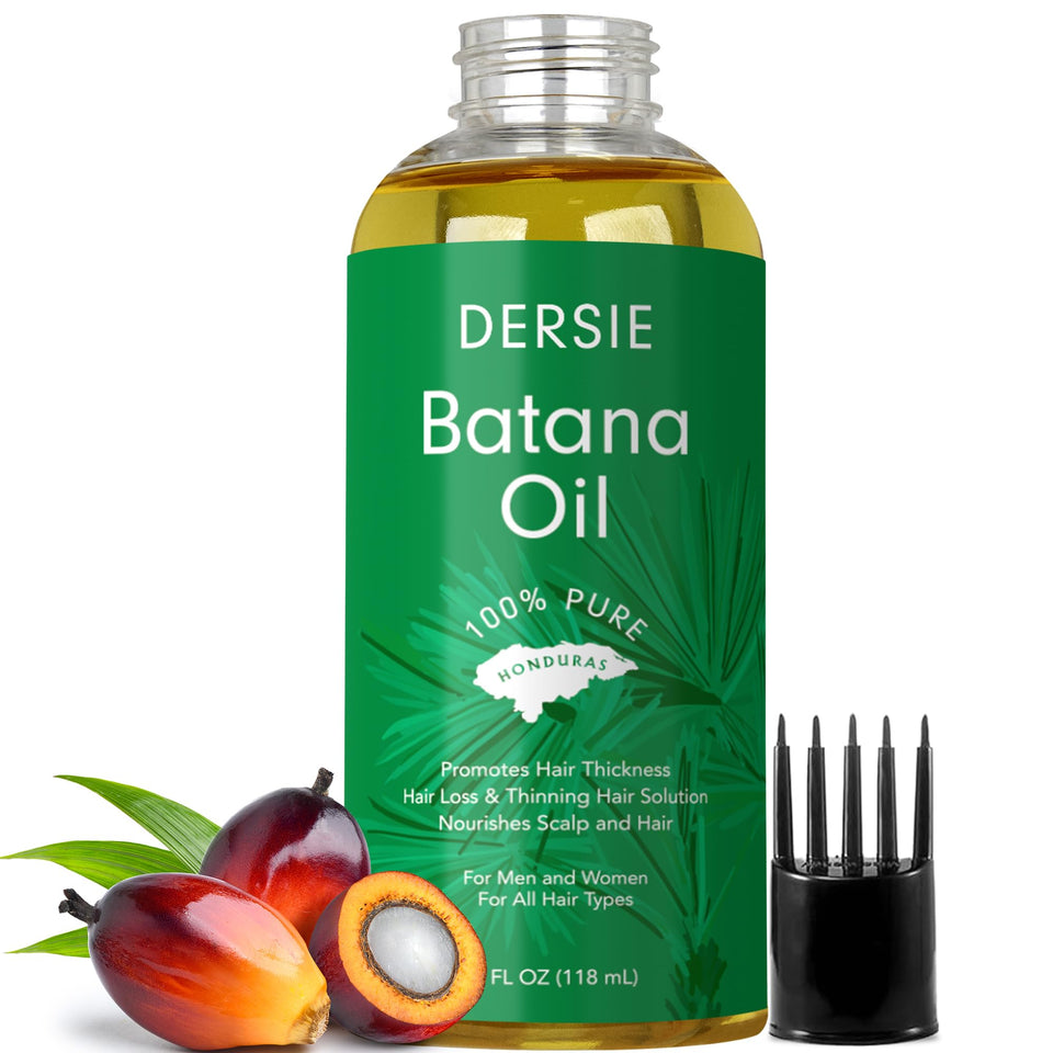Dersie front packaging showing bottle and label for clear product info