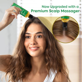 Dersie massager applicator close-up for precise scalp delivery benefit