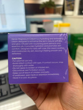 Dersie on a bedside table suggesting use in nighttime routine for calming scent
