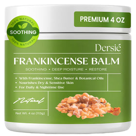 Dersie front jar view showing size and natural relief benefit