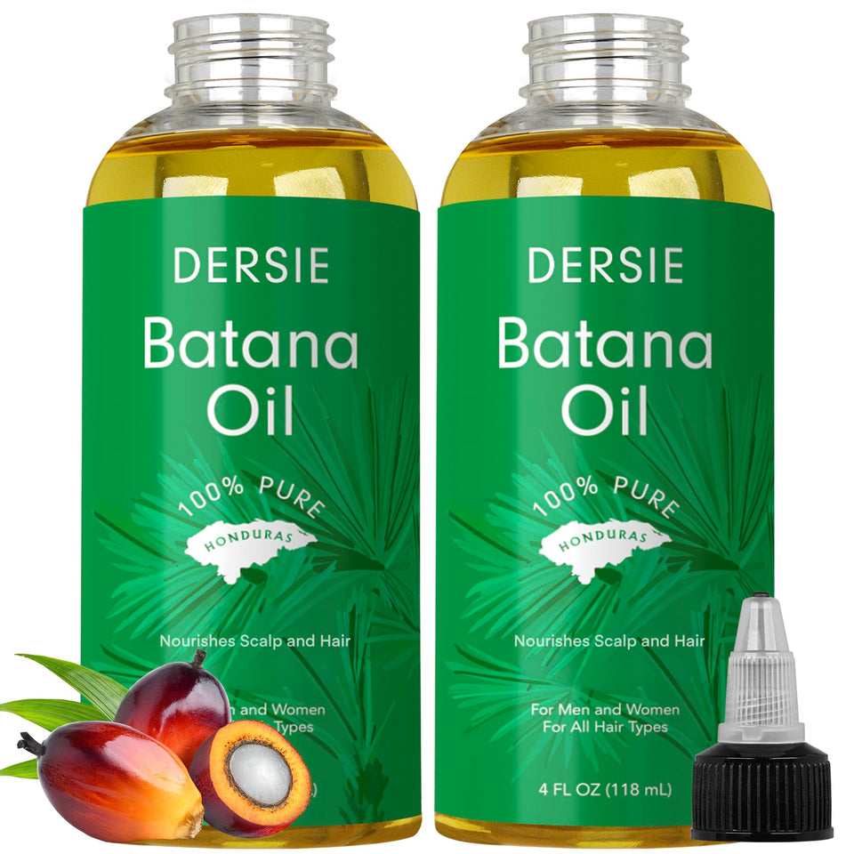 Dersie front packaging showing two 4 fl oz bottles and product clarity benefit