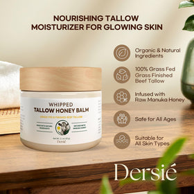 Dersie balm used on lips restoring softness and moisture