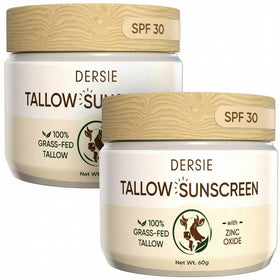 Dersie front packaging showing two-pack and SPF 30 protection benefit