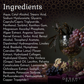 Desert Beauty cream in lifestyle shot with open neckline, boosts confidence