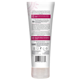 Desert Essence creamy lotion texture close-up showing hydrating, non-greasy finish
